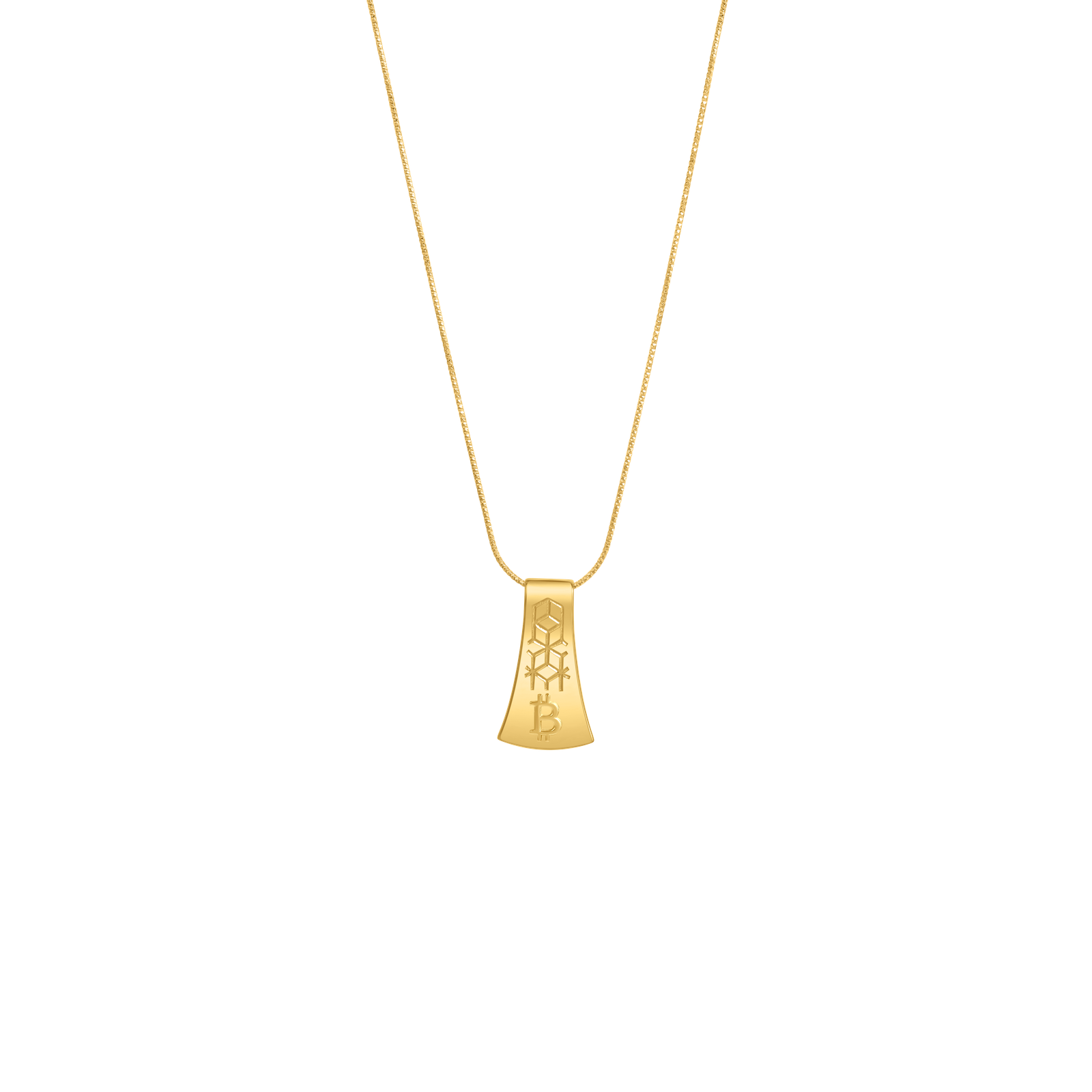 Bitcoin Blade Pendant